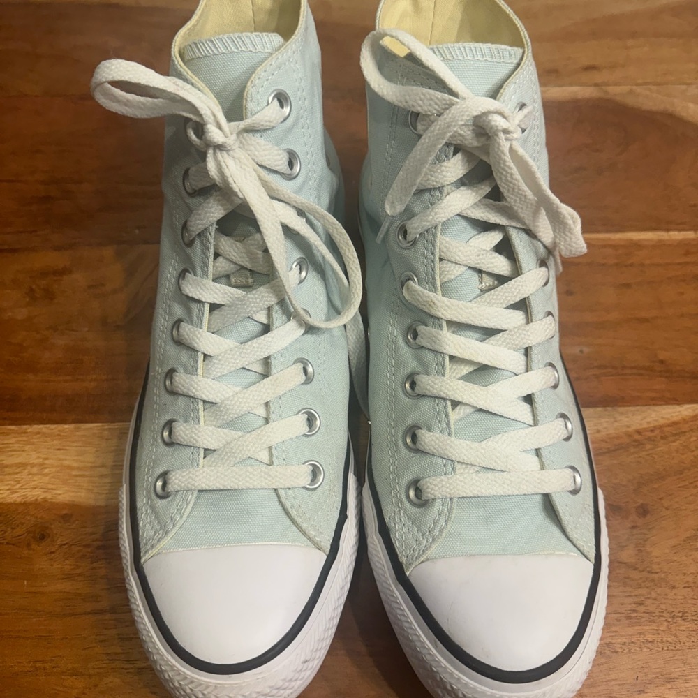 Converse Chuck Taylor Polar Blue High-Tops with White Accents - Picture 2 of 7